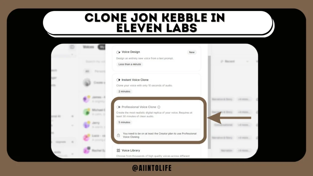 clone-jon-kebble-in-elevenlabs