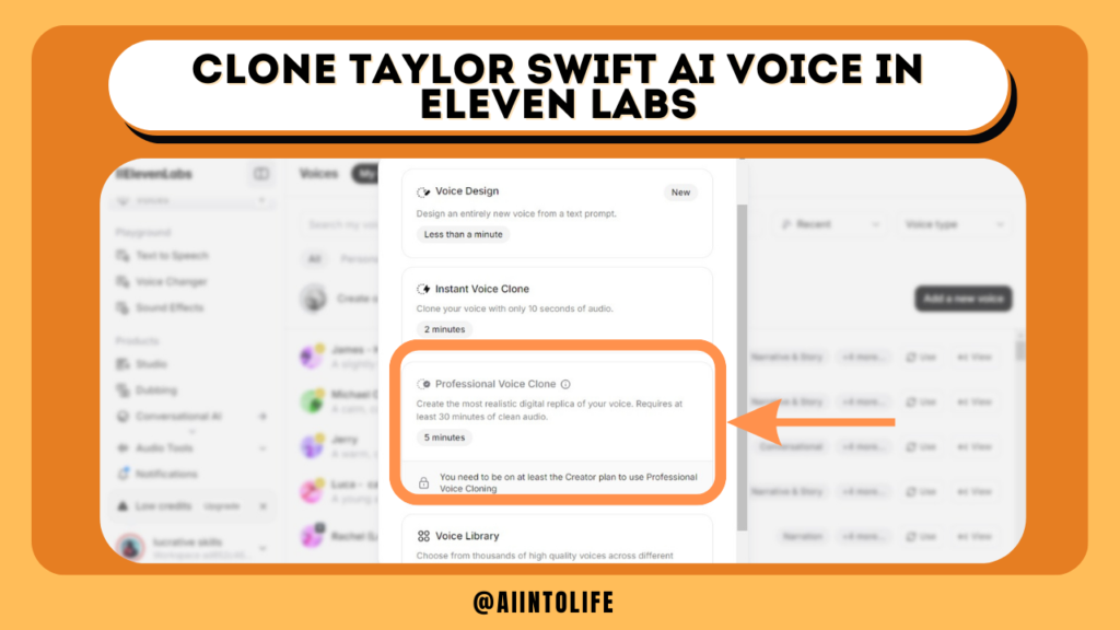 clone-taylor-swift-ai-voice-in-elevenlabs